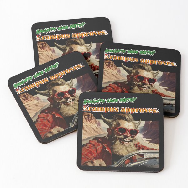 Item preview, Naughty Since Birth, Krampus Approves designed and sold by SyTcreations.