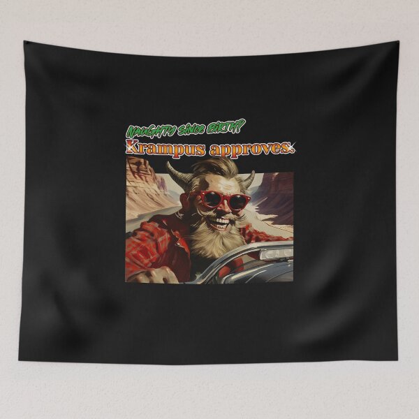 Item preview, Naughty Since Birth, Krampus Approves designed and sold by SyTcreations.