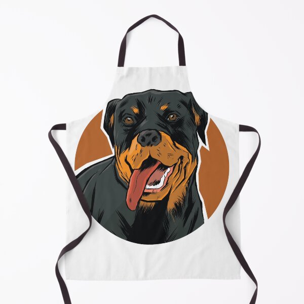 Item preview, Rottweiler Dog with Tongue Out designed and sold by TurtleDojo.