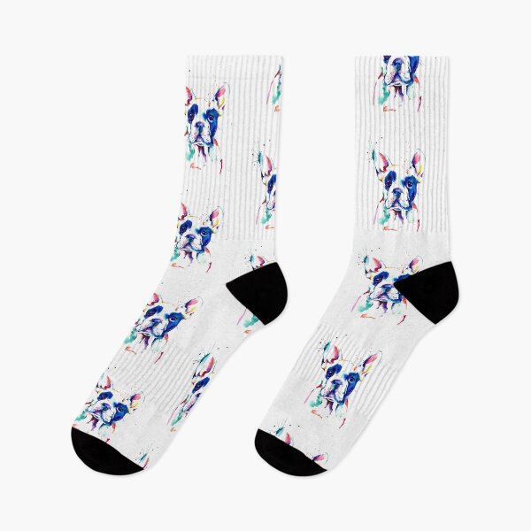 Item preview, Colorful Boston Terrier Dog Art designed and sold by doodIllustrate.