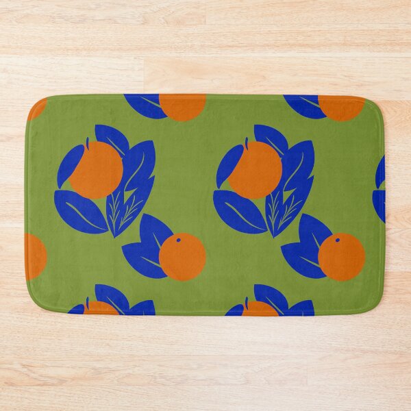 Item preview, Bold Oranges Pattern With Green and Blue - Matisse-Inspired designed and sold by alisnwonderland.