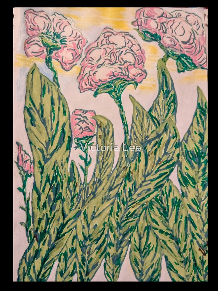 Thumbnail 7 of 7, Oversized T-Shirt, The Enchanted Garden of Pink Begonias designed and sold by Ladyinthemitten.