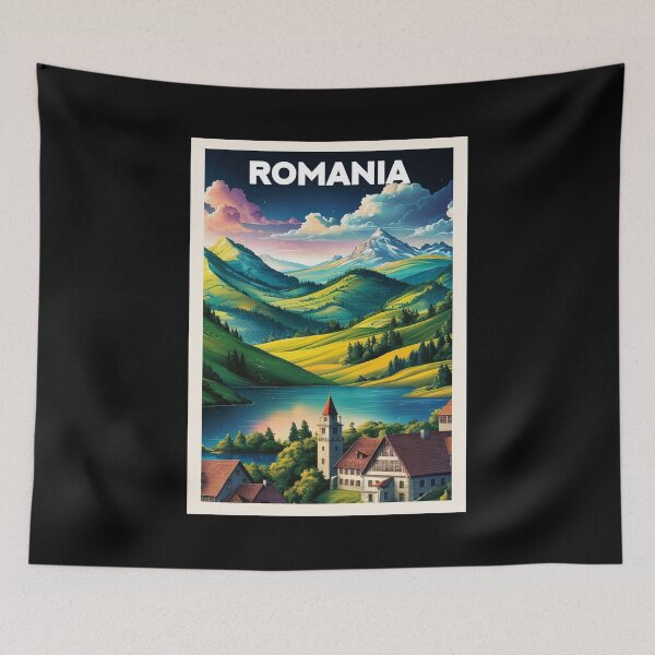 Item preview, Romania, Travel Art designed and sold by PinkandP.