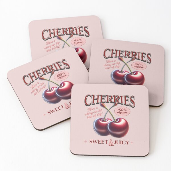 Item preview, Cherries Sweet & Juicy Cherry-on-top designed and sold by quiggleton.