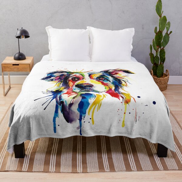 Item preview, Border Collie Dog Colorful Art designed and sold by doodIllustrate.