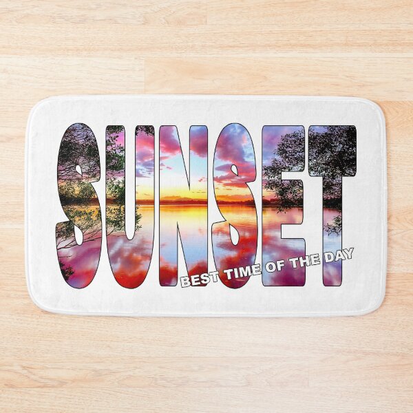 Item preview, SUNSET Best Time of the Day - Beautiful Lake Sunset Reflected designed and sold by Adam Gormley.