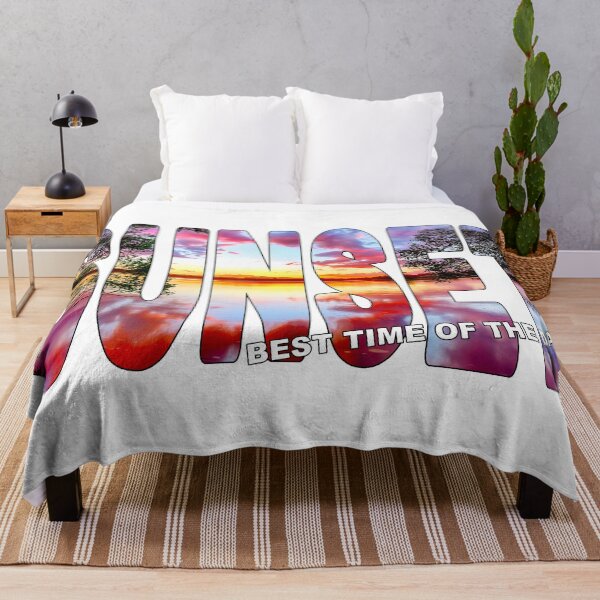 Item preview, SUNSET Best Time of the Day - Beautiful Lake Sunset Reflected designed and sold by Adam Gormley.
