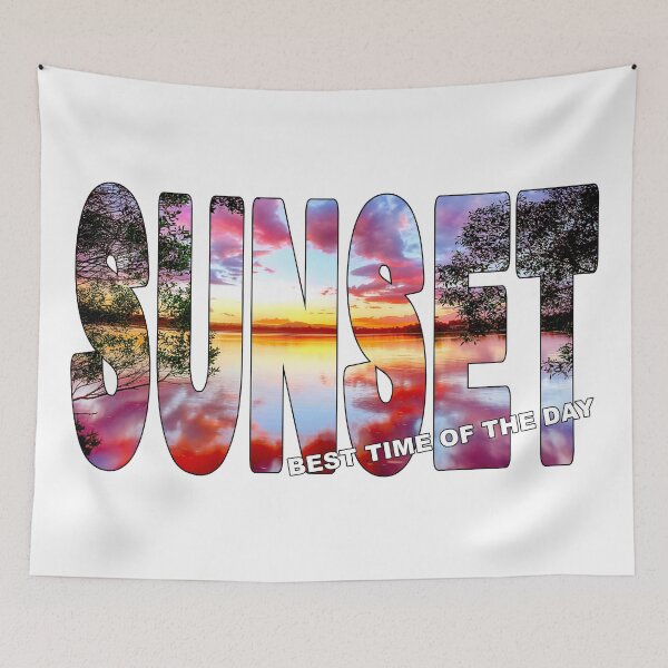 Item preview, SUNSET Best Time of the Day - Beautiful Lake Sunset Reflected designed and sold by Adam Gormley.