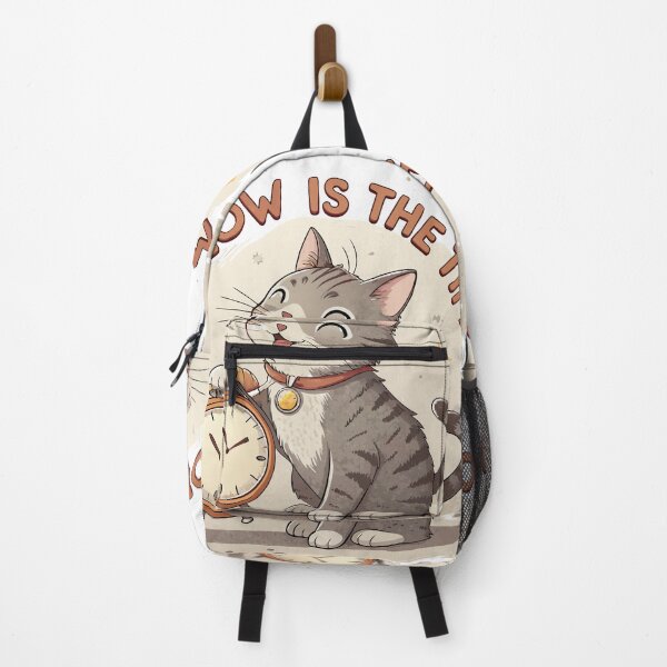 Item preview, Meow Is The Time designed and sold by AnimateSpring.