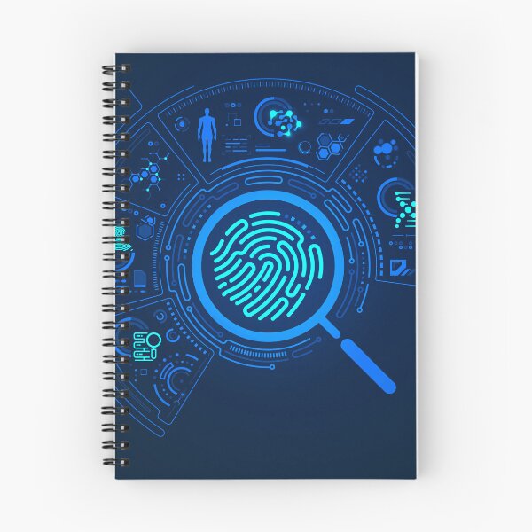 Item preview, digital forensics fingerprint cyber security interface designed and sold by NiamLab.