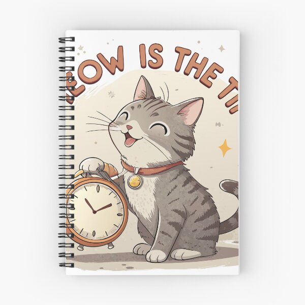 Item preview, Meow Is The Time designed and sold by AnimateSpring.