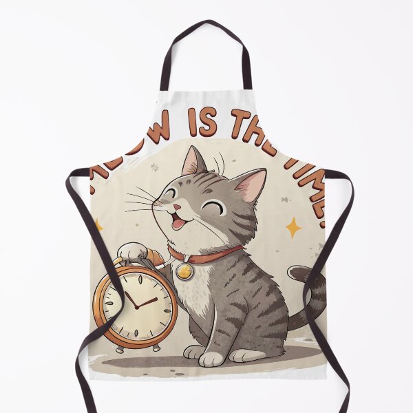 Item preview, Meow Is The Time designed and sold by AnimateSpring.