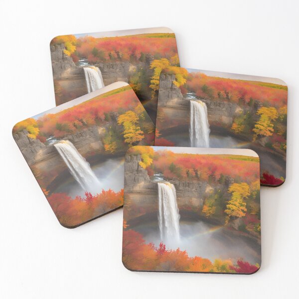Item preview, Autumn Waterfall Radiance designed and sold by NihonKamonScape.