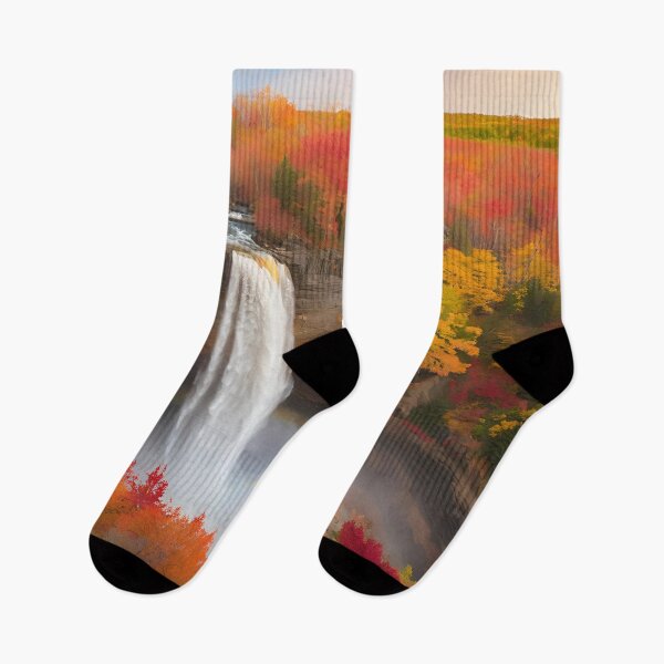 Item preview, Autumn Waterfall Radiance designed and sold by NihonKamonScape.