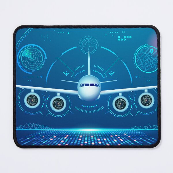 Item preview, aviation technology airplane futuristic interface designed and sold by NiamLab.