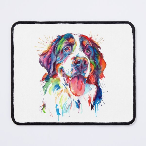 Item preview, Bernese Mountain Dog Colorful Art designed and sold by doodIllustrate.