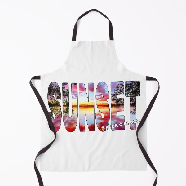 Item preview, SUNSET Beer O'Clock - Beautiful Lake Sunset Reflected designed and sold by Adam Gormley.