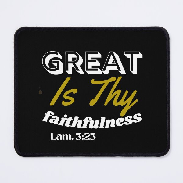 Item preview, Bible Verse: Great Is Thy Faithfulness Lam. 3:23 designed and sold by tellit24seven.