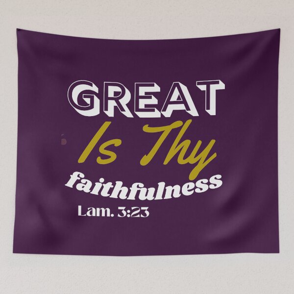 Item preview, Bible Verse: Great Is Thy Faithfulness Lam. 3:23 designed and sold by tellit24seven.