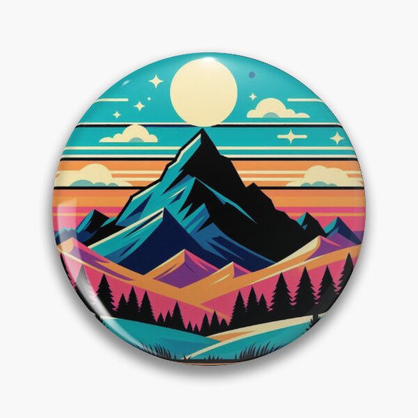 Item preview,  Mountain trees minimalistic designed and sold by Kalpa.