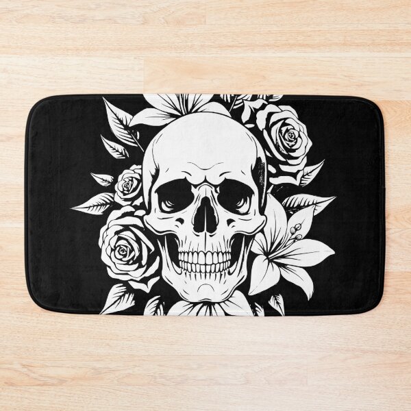 Item preview, Flower skull designed and sold by Brexmore3.