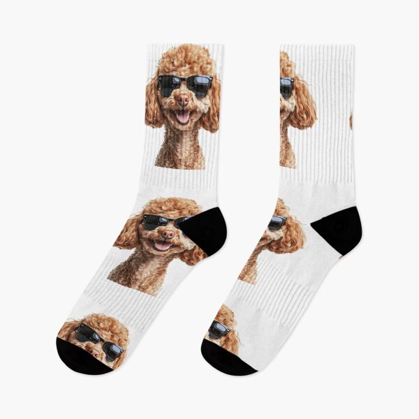 Item preview, Funny cool Poodle Dog wearing sunglasses designed and sold by LazyOwlStore.