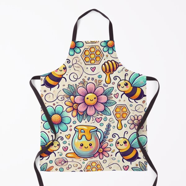 Item preview, Whimsical Cartoon Bee with Playful Details designed and sold by KittyKatto.