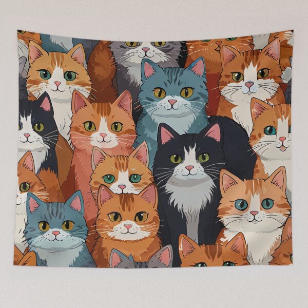 Item preview, Clowder , Cats designed and sold by KiraChie.