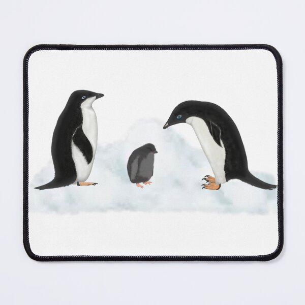 Item preview, Adelie Penguins with Chick designed and sold by ArtAndBliss.