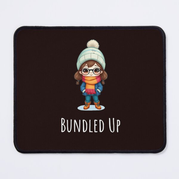 Item preview, Winter Festivities, cute anime girl, bundled up, holidays gifts, bundled up, new year 2025 designed and sold by Artheaven77.