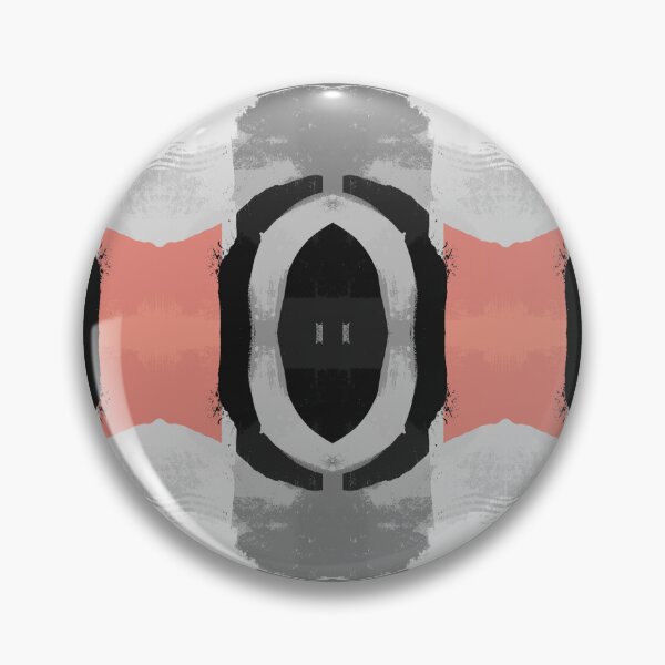 Item preview, Gray Black And Peach Pink Abstract Pattern designed and sold by KeksWorkroom.