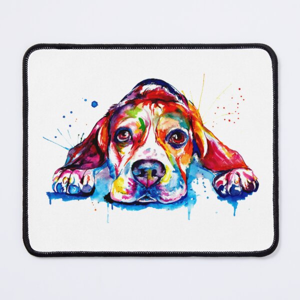 Item preview, Beagle Dog Colorful Art designed and sold by doodIllustrate.