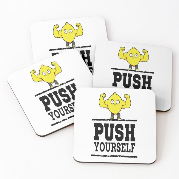 Item preview, Push Yourself Jacked Lemon Workout Bodybuilding designed and sold by ProjectX23.