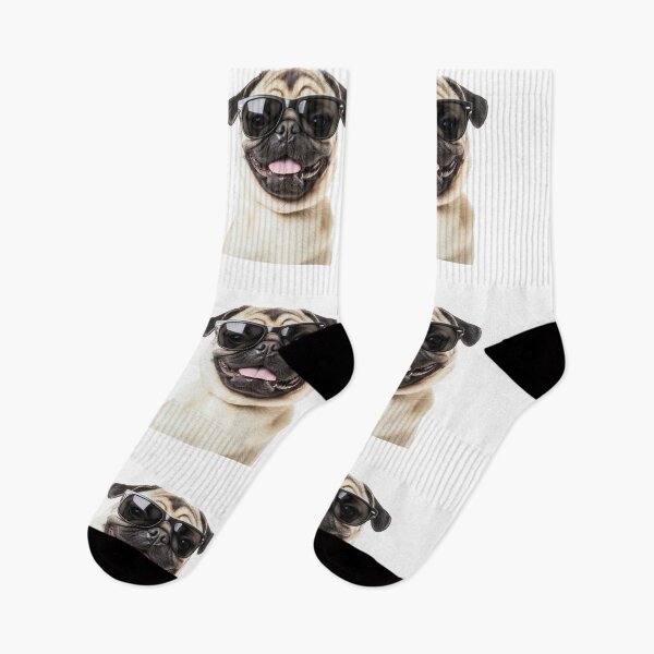 Item preview, Funny cool Pug Dog wearing sunglasses designed and sold by LazyOwlStore.