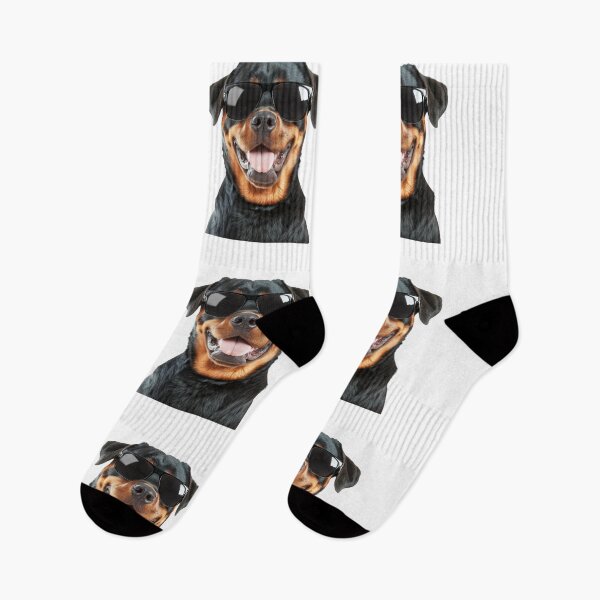 Item preview, Funny cool Rottweiler Dog wearing sunglasses designed and sold by LazyOwlStore.