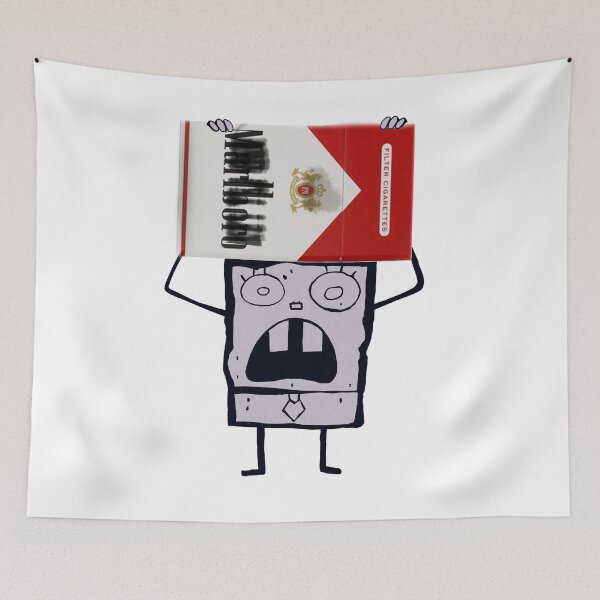 Item preview, Do0dlebob Holding Cigarettes  designed and sold by ArtByOregano.