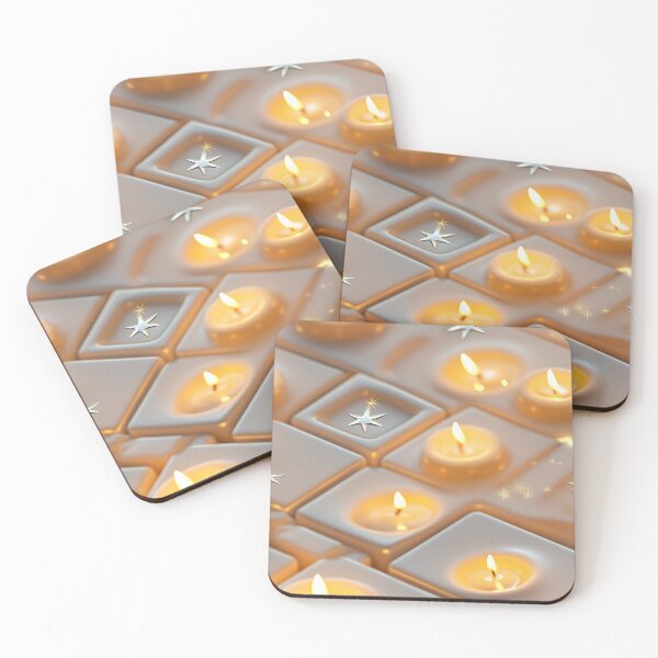 Item preview, Christmas 9:16 – Tealights and Stars (2/4) designed and sold by sabantha.