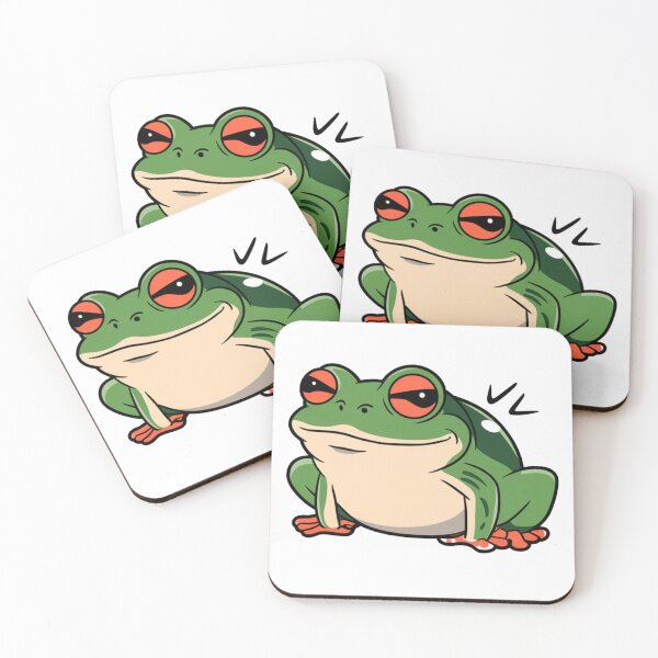 Item preview, Cute Green Frog designed and sold by TATAKRUB.