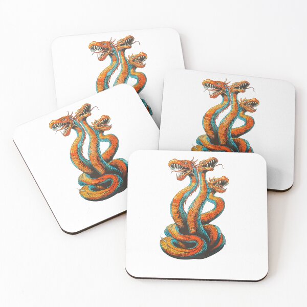 Item preview, Three-Headed Serpent Mythical Beast designed and sold by OwOlet.