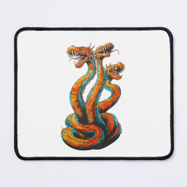 Item preview, Three-Headed Serpent Mythical Beast designed and sold by OwOlet.