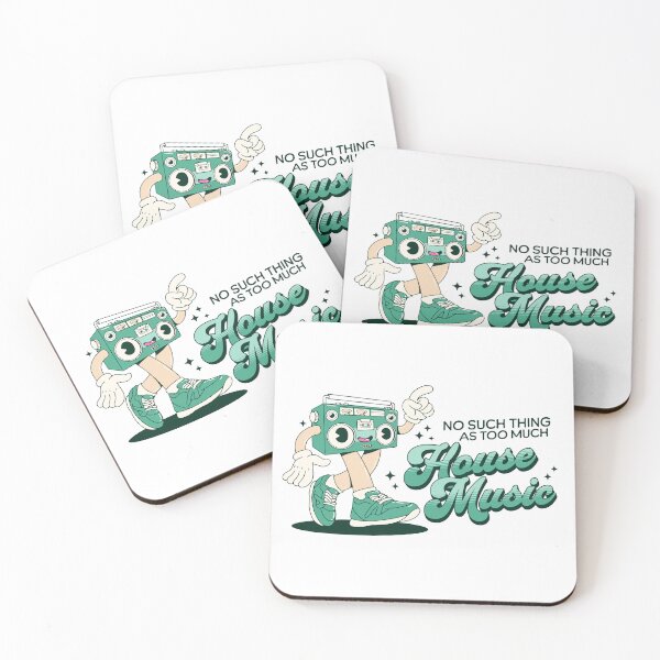 Item preview, HOUSE MUSIC  - Never Too Much (Black/Green)  designed and sold by Discothreadz.
