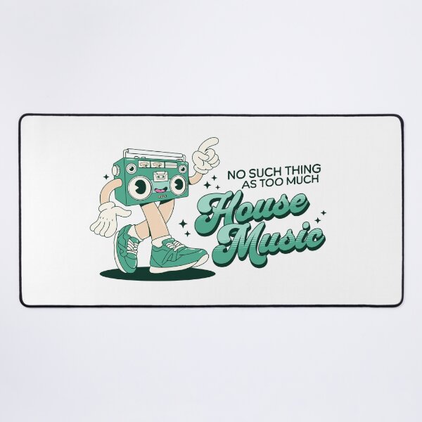 Item preview, HOUSE MUSIC  - Never Too Much (Black/Green)  designed and sold by Discothreadz.