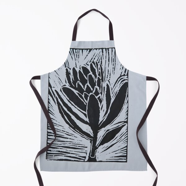 Item preview, Linocut Banksia Flower Art designed and sold by druidwolfart.