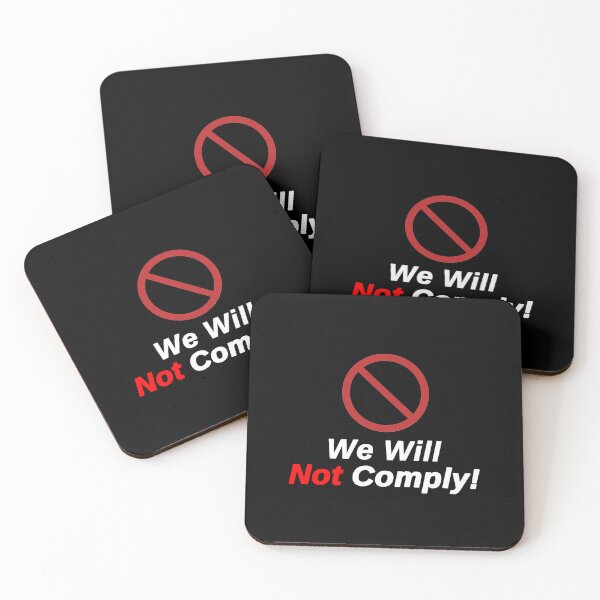 Item preview, Freedom Lovers - We Will Not Comply! designed and sold by True Challenge.