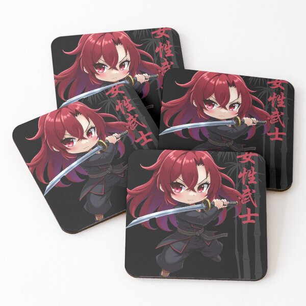 Item preview, Anime Female Samurai Warrior designed and sold by InkdGraphix.