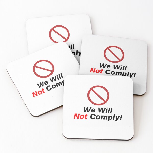 Item preview, Freedom Lovers - We Will Not Comply! designed and sold by True Challenge.