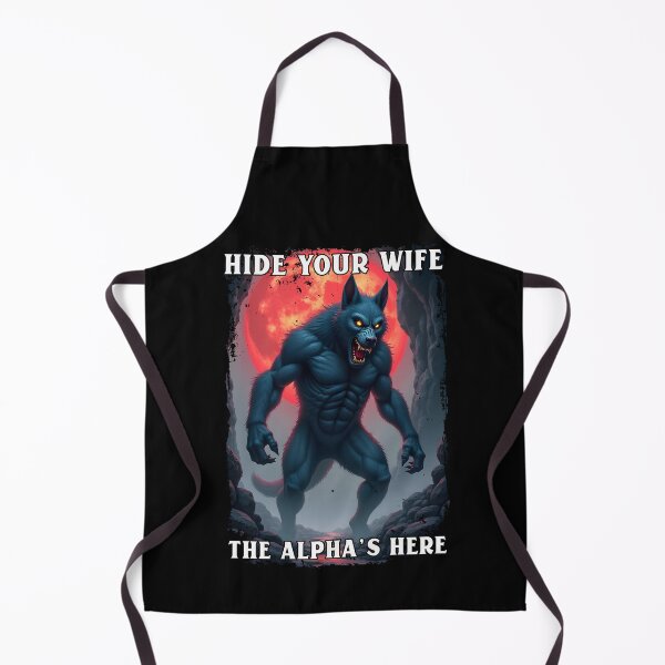 Item preview, Hide Your Wife The Alpha's Here designed and sold by Glint-Design.
