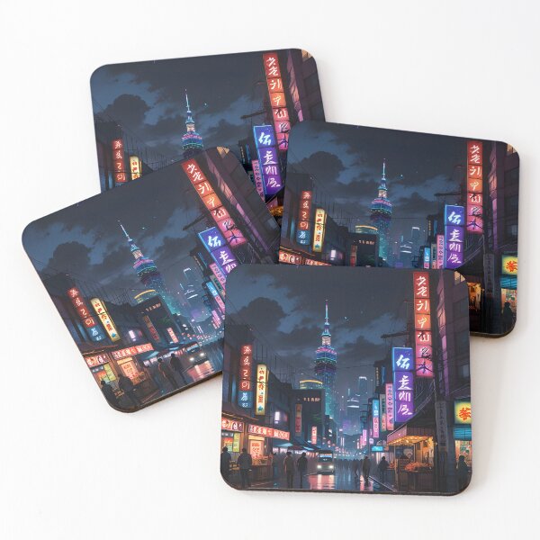 Item preview, Nighttime Cityscape designed and sold by ArtbySameer.