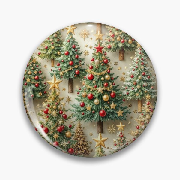 Item preview, Vibrant Christmas Tree Wonderland Seamless Pattern  designed and sold by Best-Art-32.