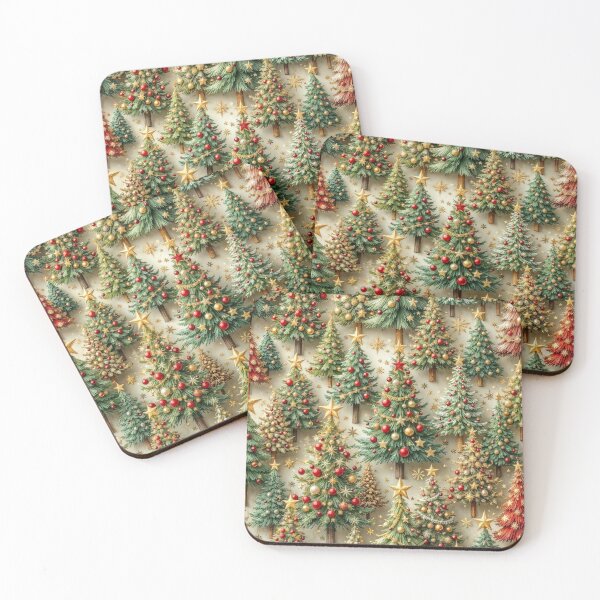 Item preview, Vibrant Christmas Tree Wonderland Seamless Pattern  designed and sold by Best-Art-32.